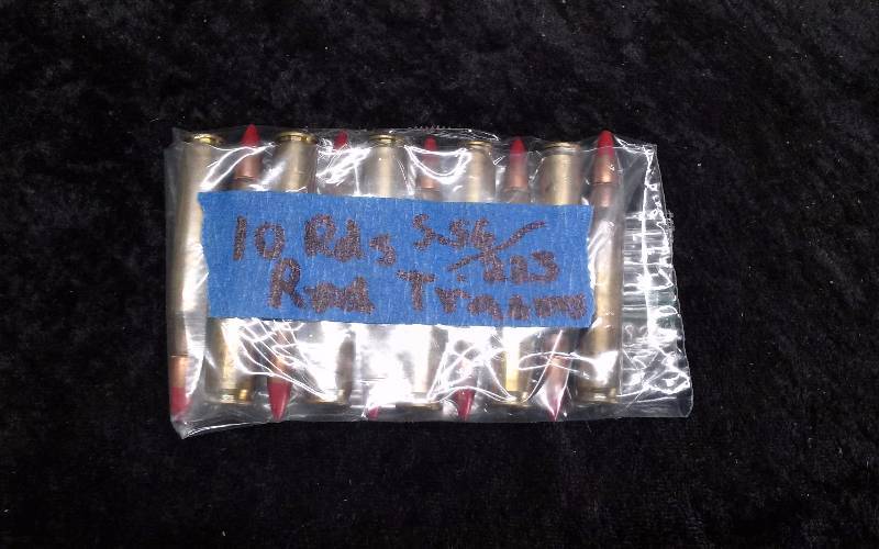 Ammo - 10 Rounds, 5.56 Red Tracers