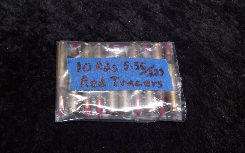 Ammo - 10 Rounds, 5.56 Red Tracers