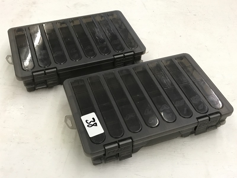 lot 38 image: (2) Plano Guide Plastic Tackle Tray...