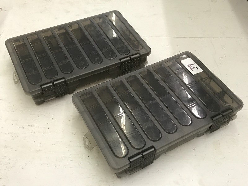 lot 39 image: (2) Plano Guide Plastic Tackle Tray...