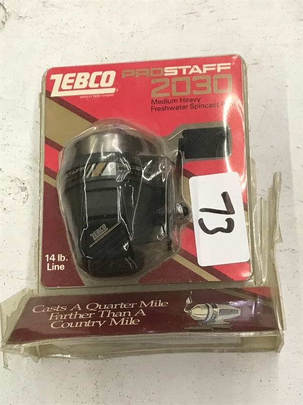 lot 73 image: Unused Zebco ProStaff 2030 Reel ...