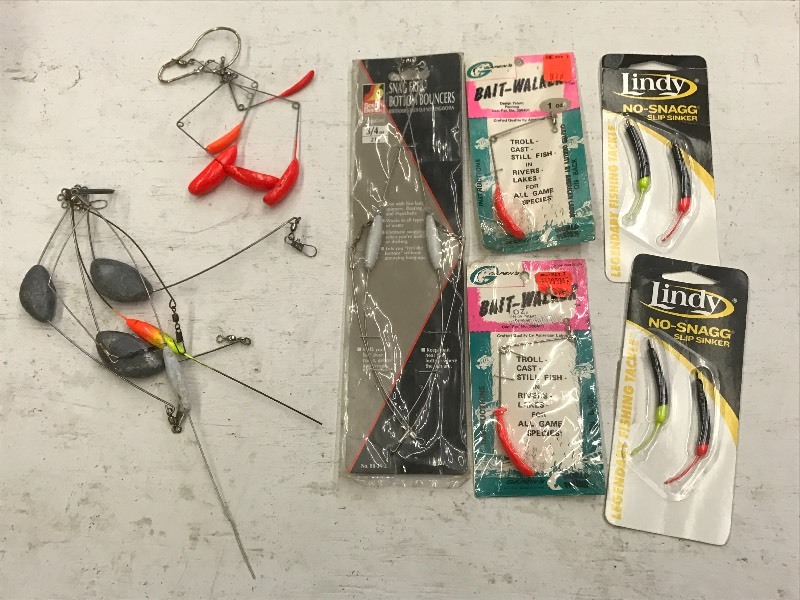 lot 86 image: Flat Of Assorted Slip Sinkers, Bot...