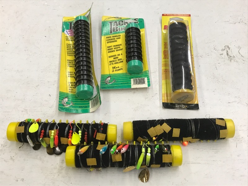 lot 91 image: Flat Of Assorted Tackle Tie Tubes, ...