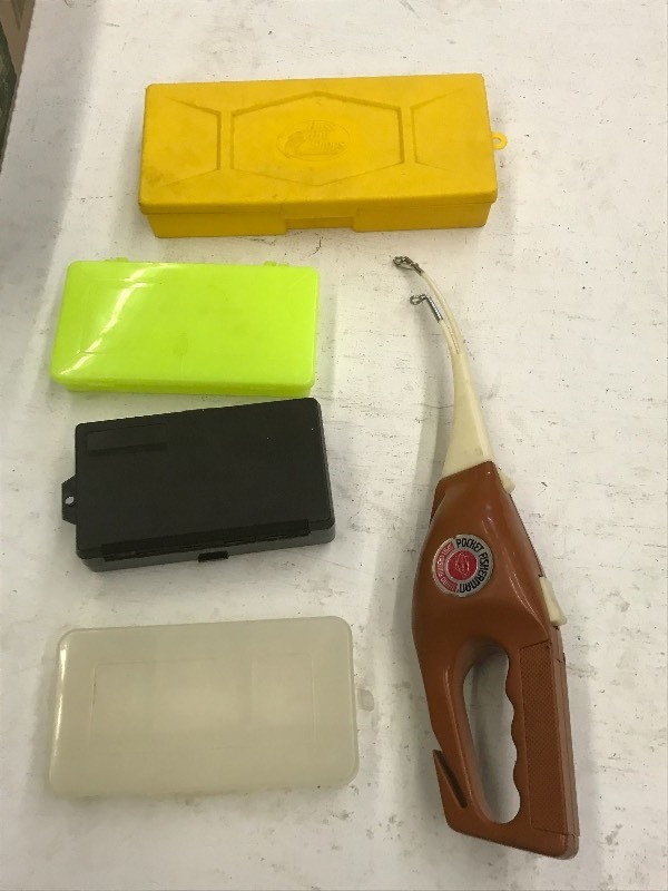 lot 92 image: Flat Of Assorted Tackle Boxes & Pop...