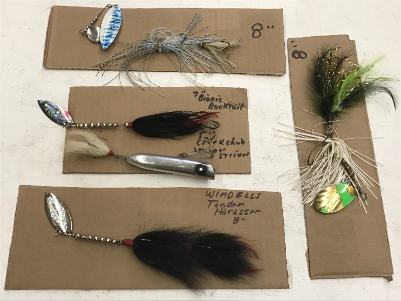 lot 99 image: Lot Of (4) Spinner & (1) Topwater M...