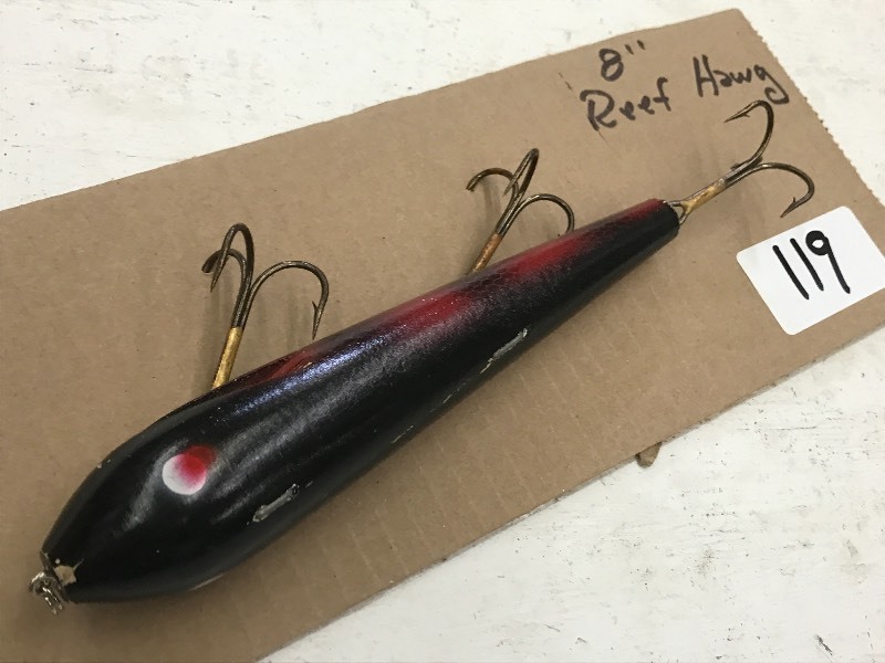 lot 119 image: (1) 8 Reef Hawg Muskie Lure ...