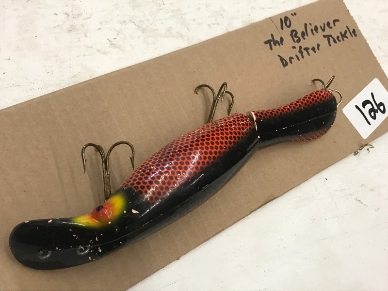 lot 126 image: (1) 10 The Believer Muskie Lure ...