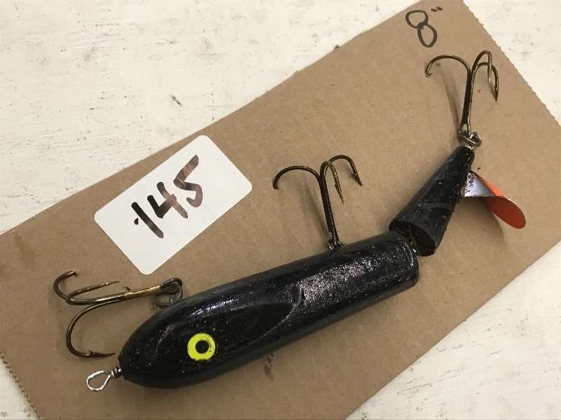 lot 145 image: (1) 8 Jointed Muskie Lure ...