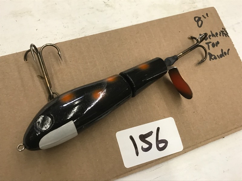 lot 156 image: (1) 8 Buchertail Top Raider Muskie...