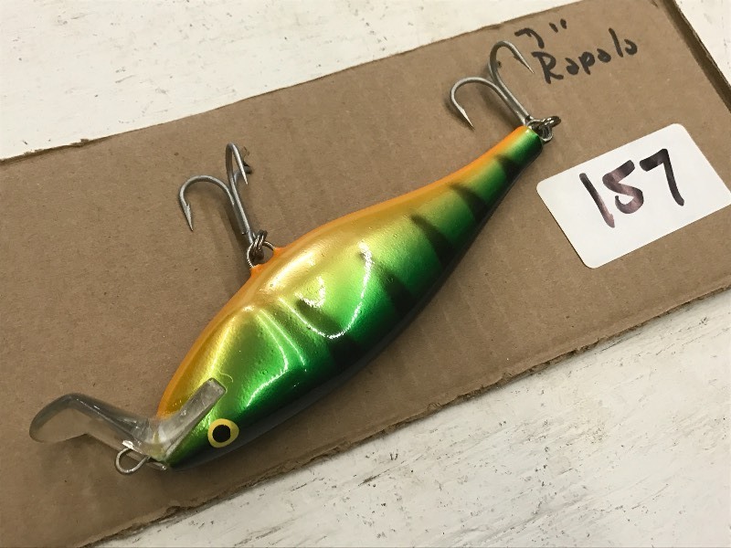 lot 157 image: (1) 7 Rapala Muskie Lure ...