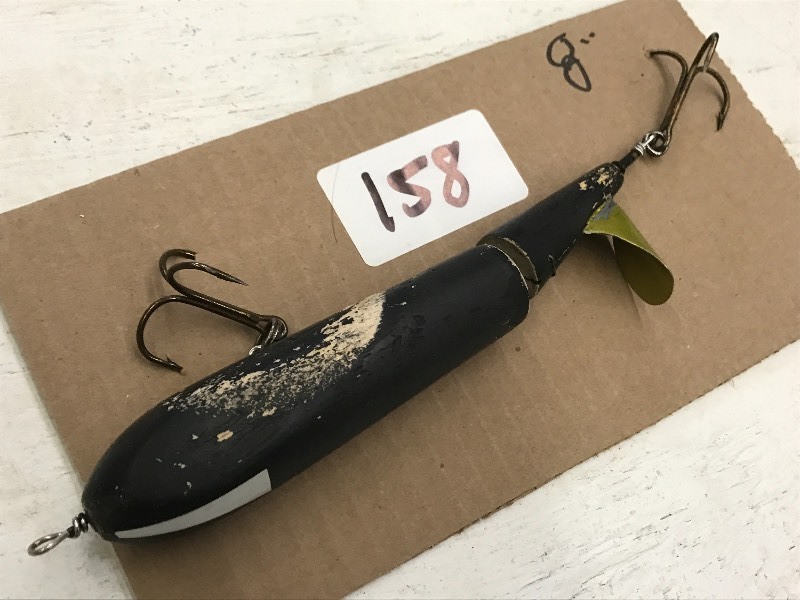 lot 158 image: (1) 8 Jointed Muskie Lure ...