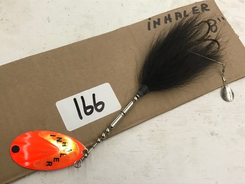 lot 166 image: (1) 8 Inhaler Muskie Lure ...