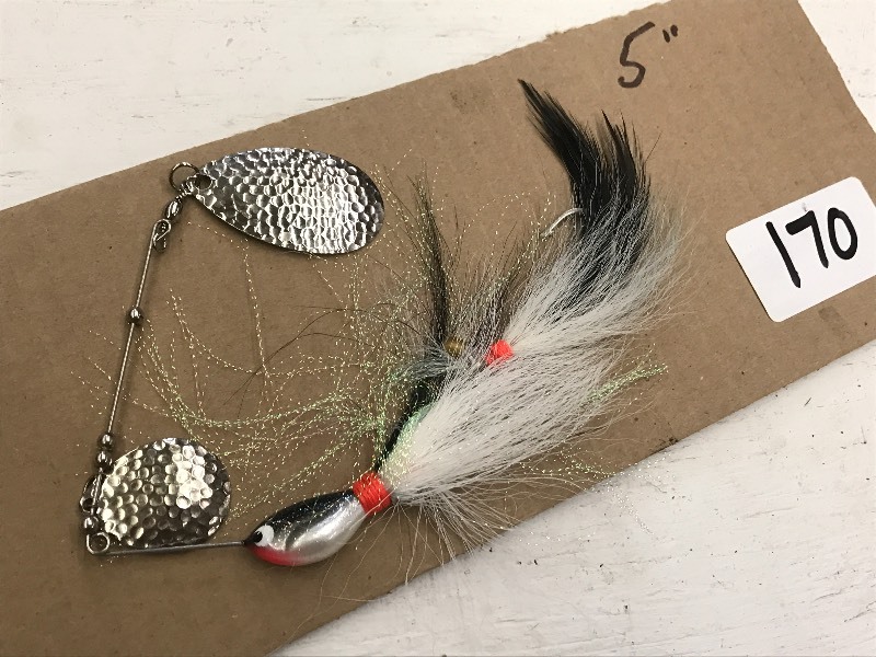 lot 170 image: (1) 5 Spinner Muskie Lure ...