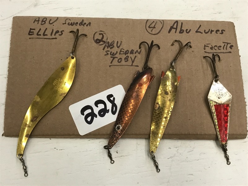 lot 228 image: (4) Vintage Abu Lures ...