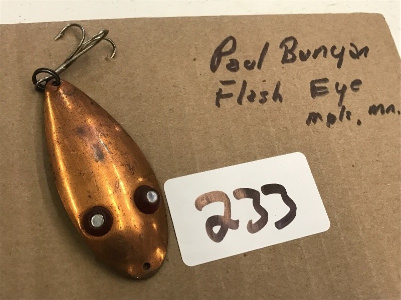 lot 233 image: (1) Vintage Paul Bunyan Flash Eye S...