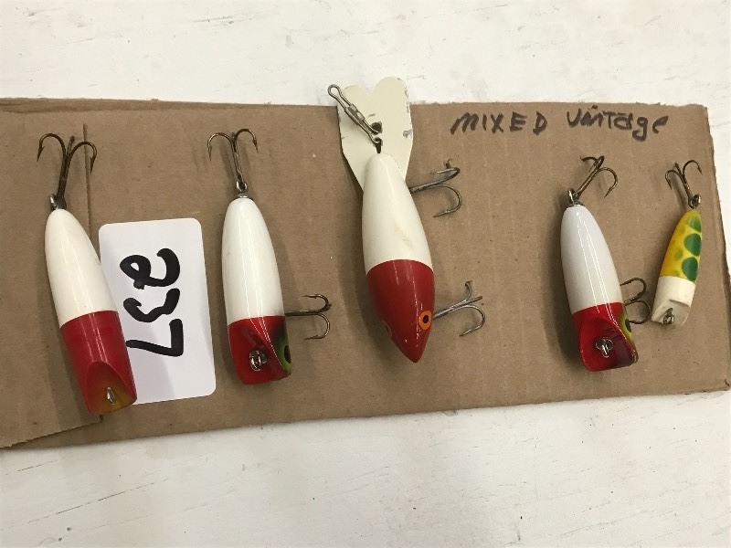 lot 237 image: (5) Assorted Vintage Lures ...