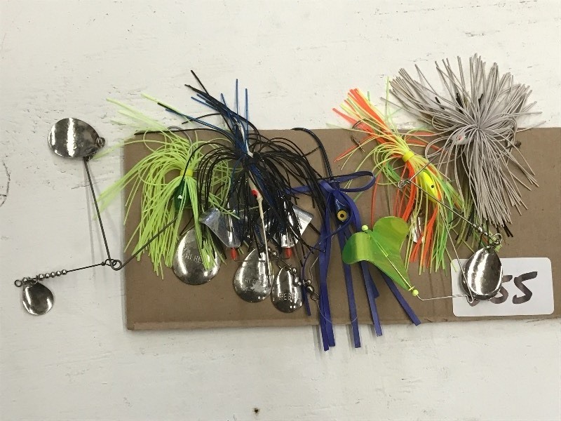 lot 255 image: (6) Assorted Spinner Bait Lures ...