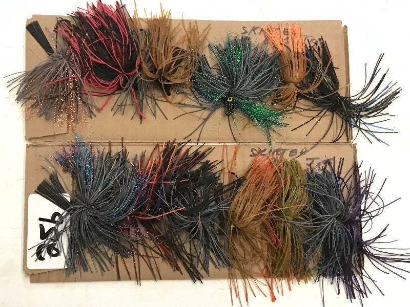 lot 256 image: (14) Assorted Weedless Bass Jigs ...