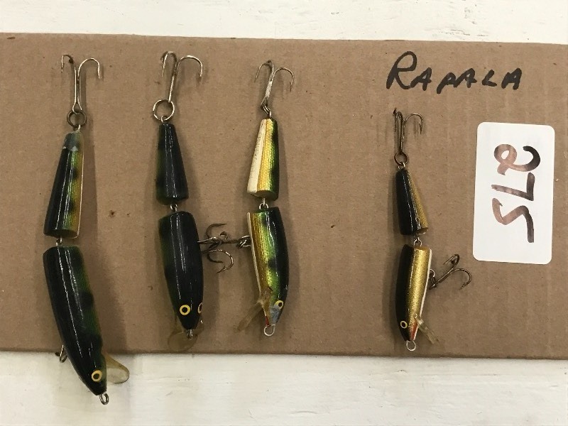 lot 275 image: (4) Assorted Rapala Lures ...