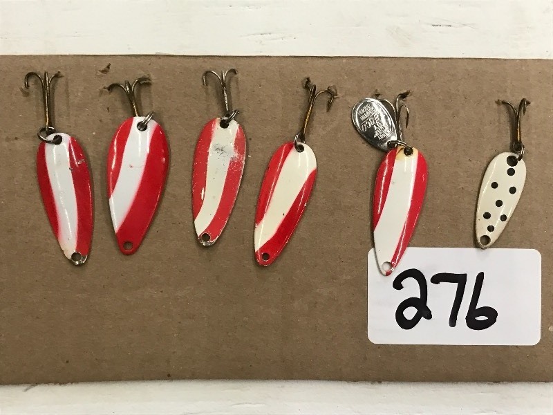 lot 276 image: (6) Assorted Spoon Lures ...