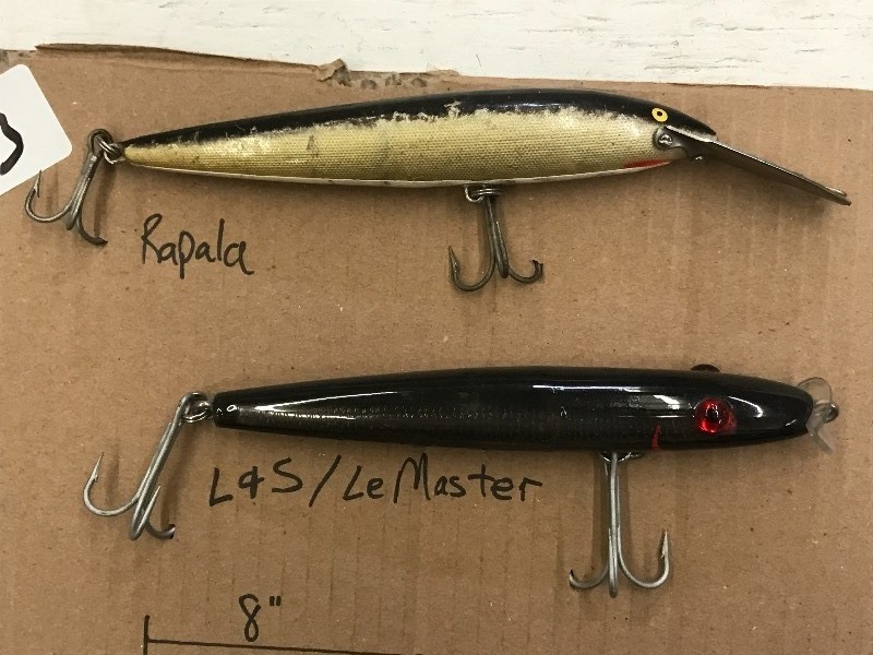 lot 283 image: (1) 8 Rapala & (1) 8 L&S LeMaster...