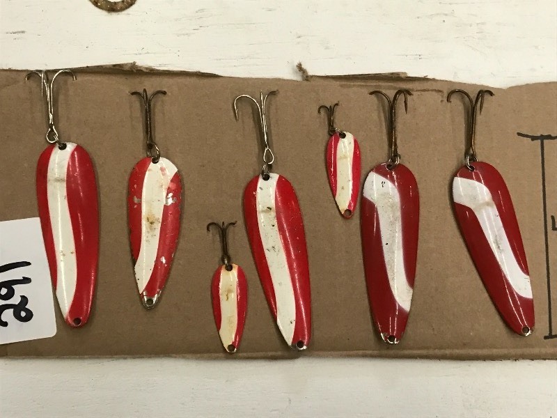 lot 291 image: (7) Assorted Spoon Lures ...