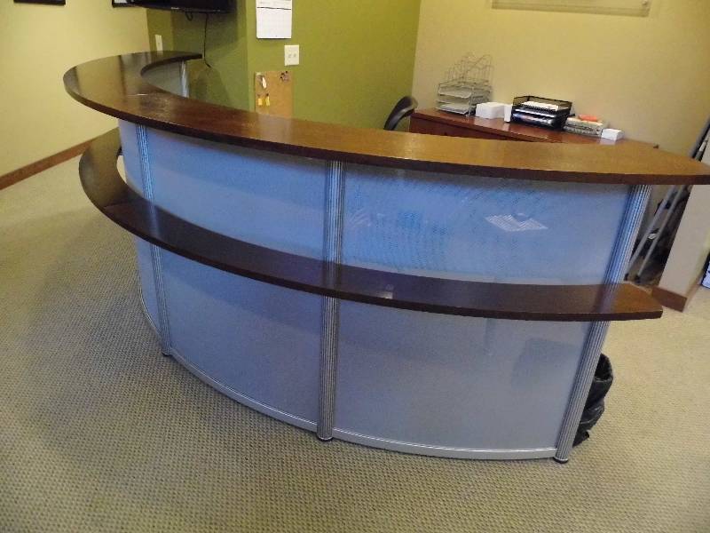 Curved Reception Desk