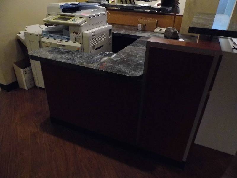 Bi-Level Reception Desk