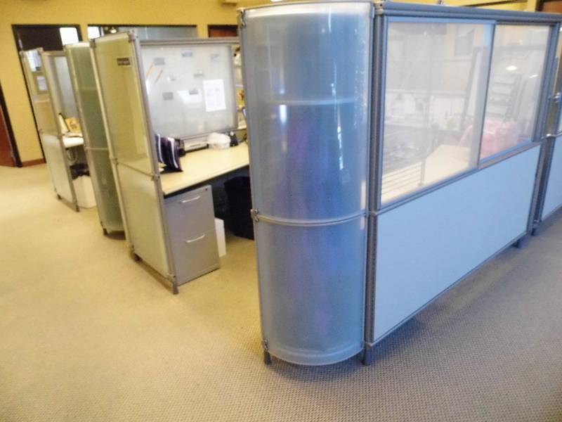 4 Cube Cubicle Set Up