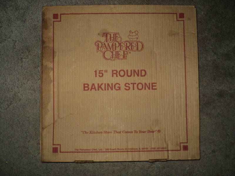 papmpered chef 15 in pizza stone...