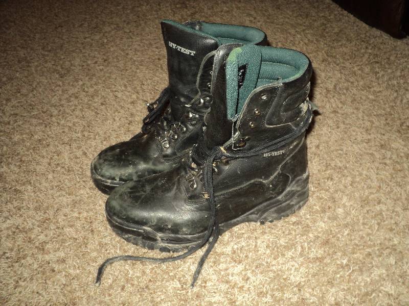 mens steel toe Hy-test boots, size ...