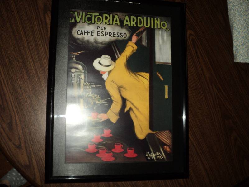 victoria sign, 25x19 in...