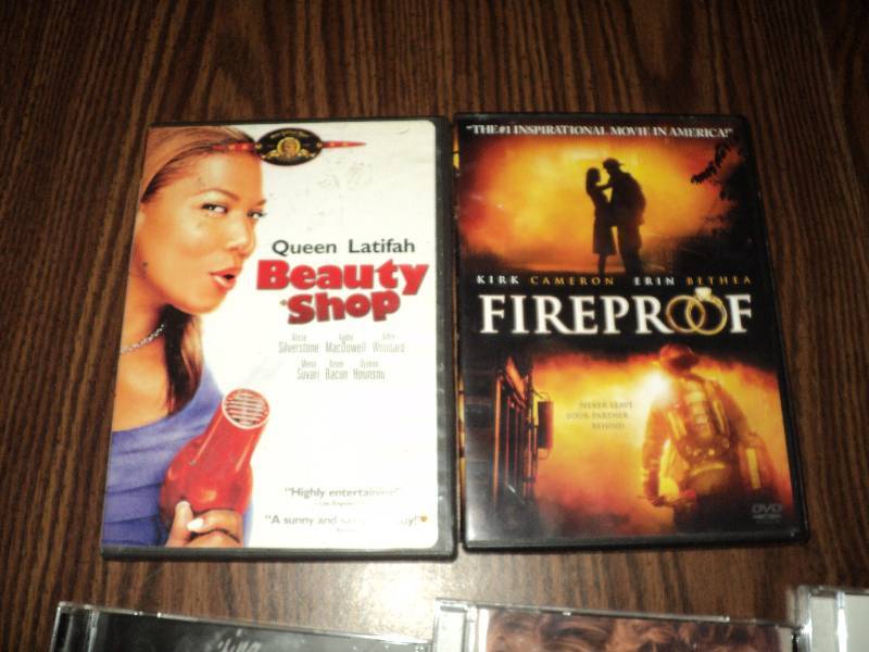 2 DVDs, 4 CDs, and 1 Wii Sing it ga...