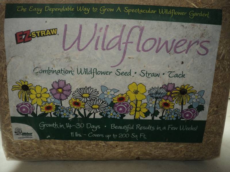 1  EZ-straw wildflowers, 200 sq fee...