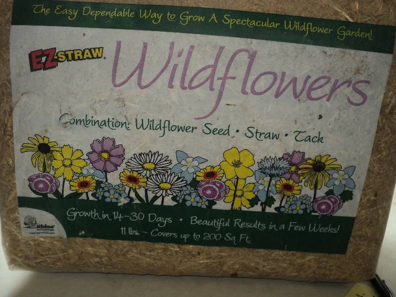 1  EZ-straw wildflowers, 200 sq fee...
