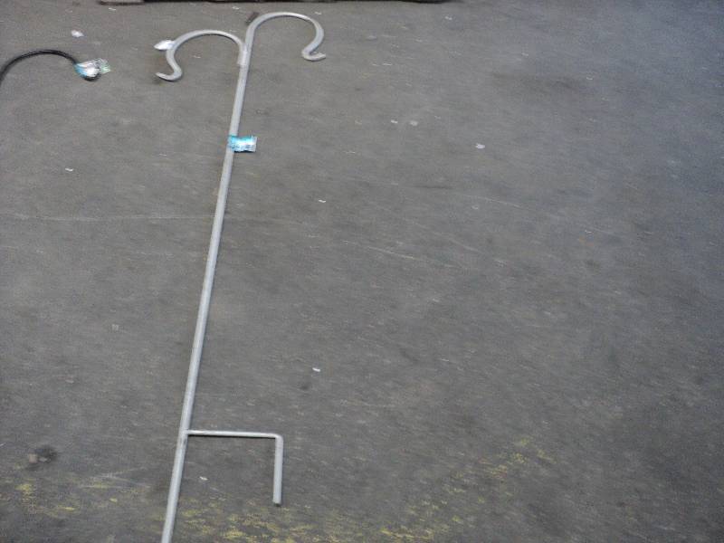 7 foot white double shepards hook...