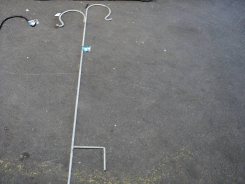 7 foot white double shepards hook...