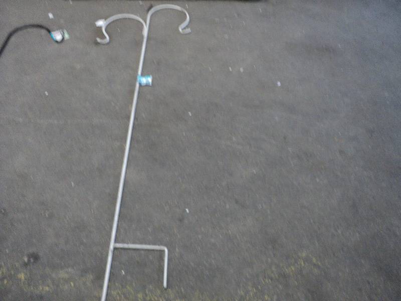 7 foot white double shepards hook...