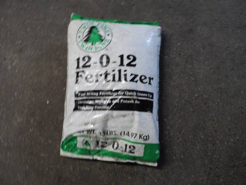 twin pine 12-0-12 fertilizer, 33 lb...