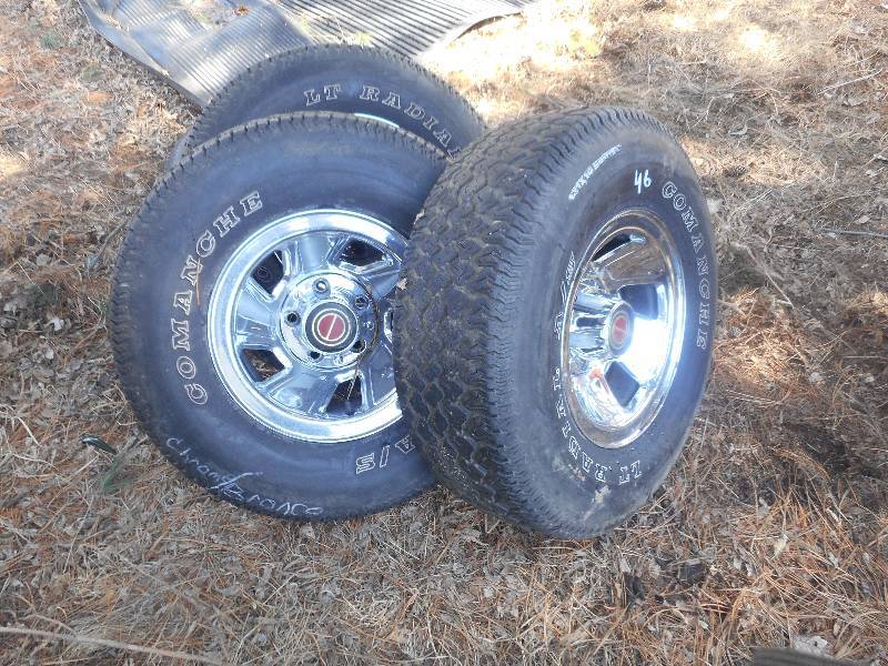 SET OF 4 TIRES AND RIMS