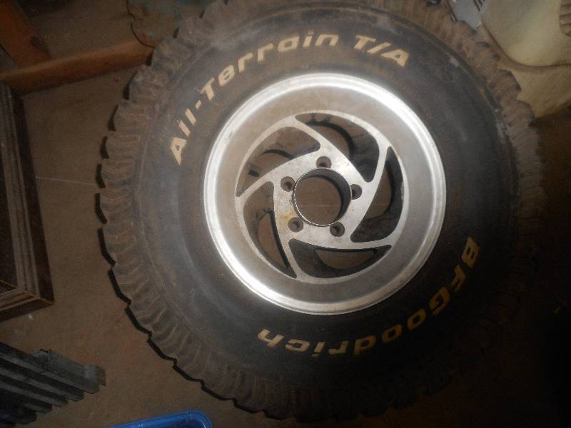 BF GOODRICH ON 5 BOLT RIM