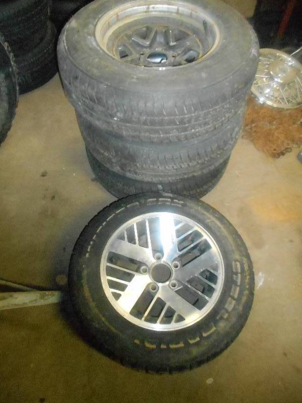(4) TIRES & RIMS