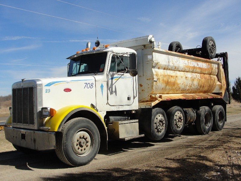 1996 Peterbilt 357 Super 16 Dump Truck | Wheels n Deals April #1 | K-BID