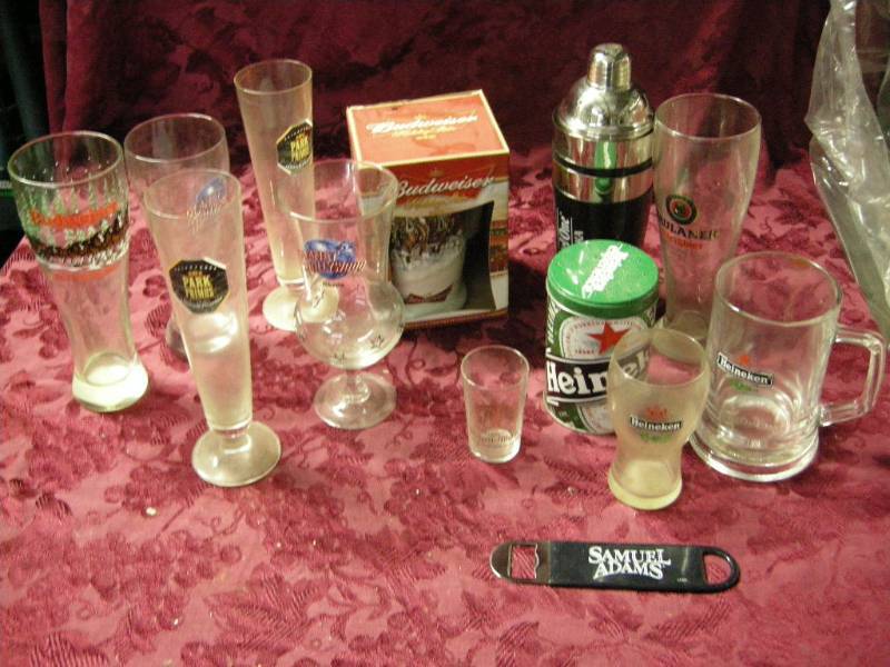 lot 66 image: Beer Glasses, Stein