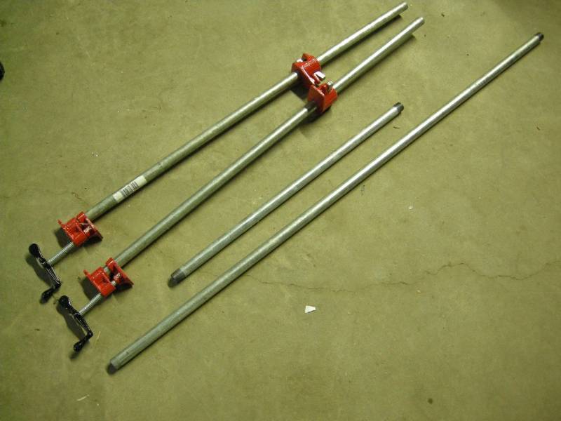 lot 94 image: Pipe Clamps with Extensions