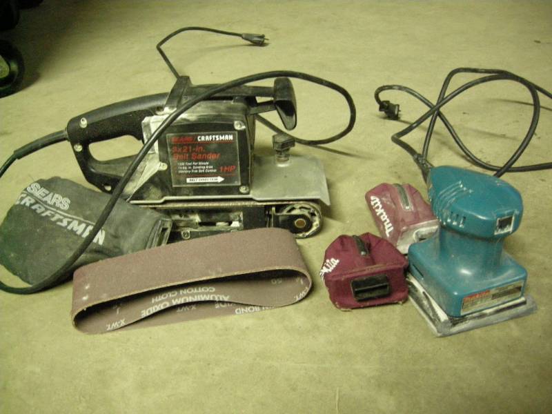 lot 98 image: Makita - Craftsman Sanders