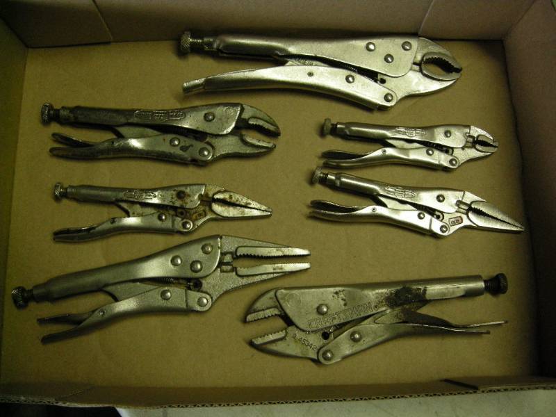 lot 110 image: Vice Grip Type Pliers