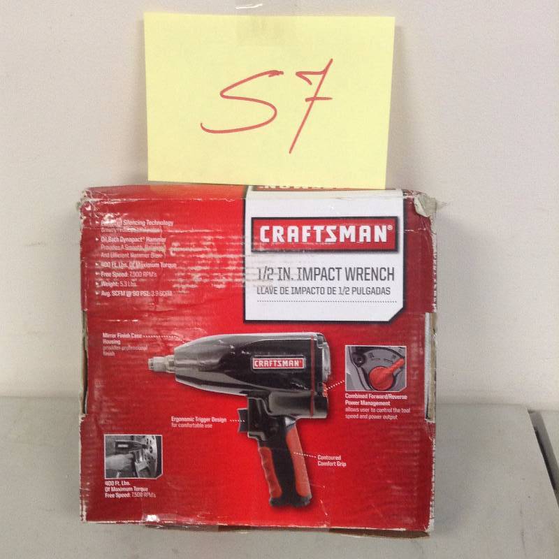 lot 57 image: Craftsman 12 in Impact Wrench