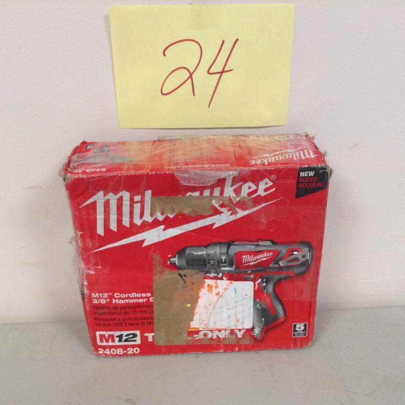lot 24 image: M12 12-Volt Lithium-Ion Cordless 38 in. Hammer Drill