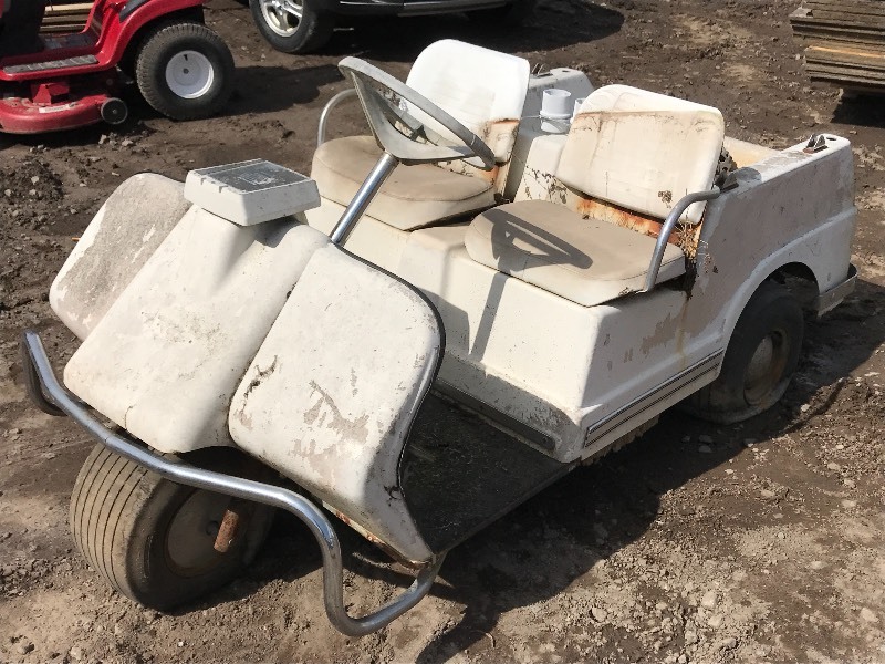 Vintage Harley Davidson Golf Cart